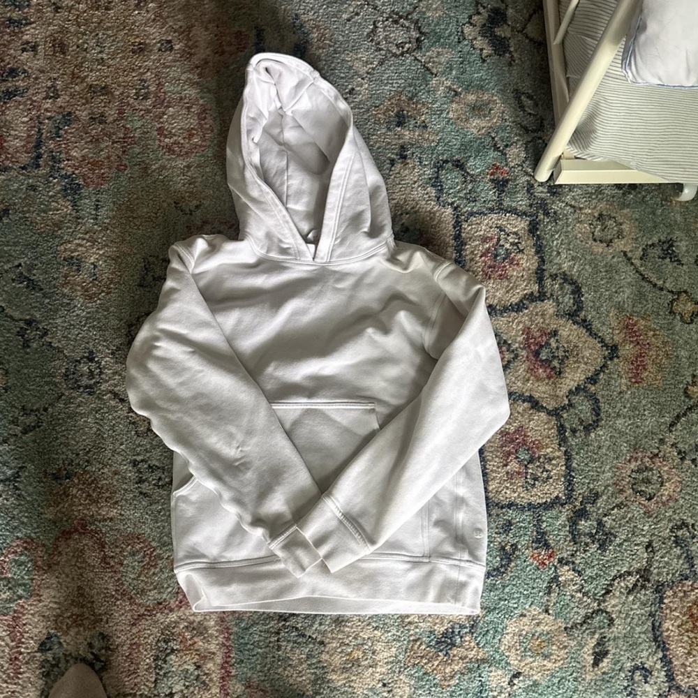 lululemon athletica white Hoodie
